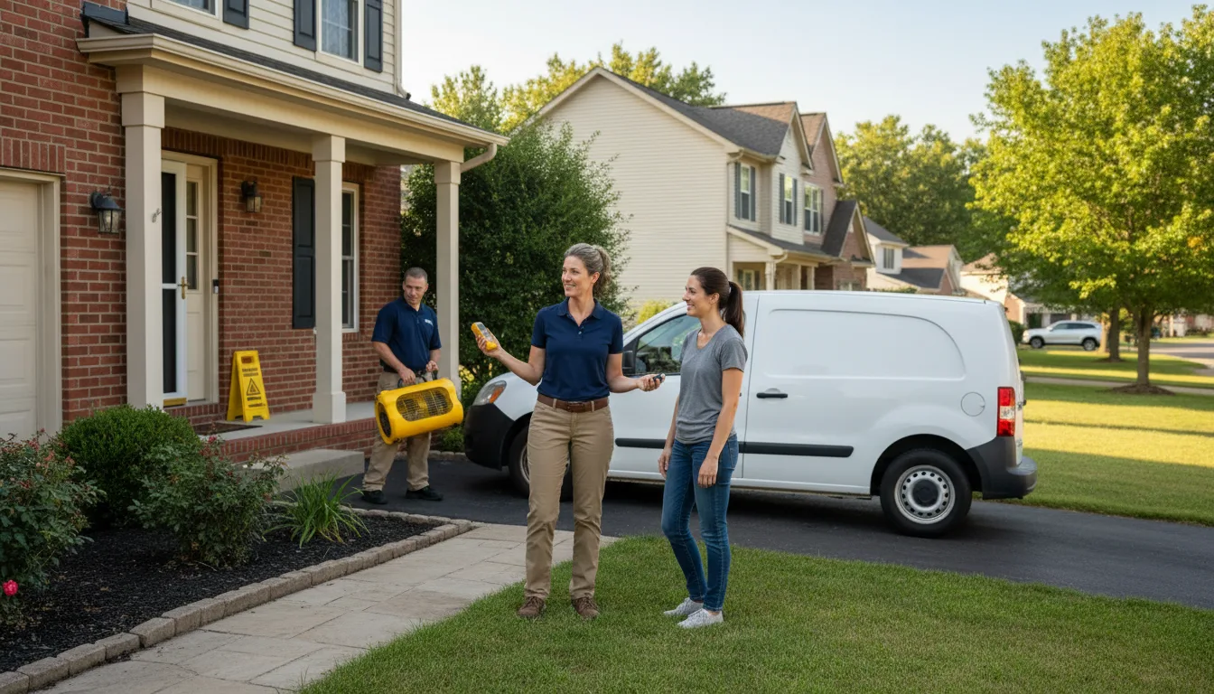 Water restoration image for Water Damage & Restoration Services in Wallback, WV